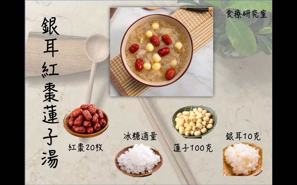 Chinese dietary therapy for cough prevention